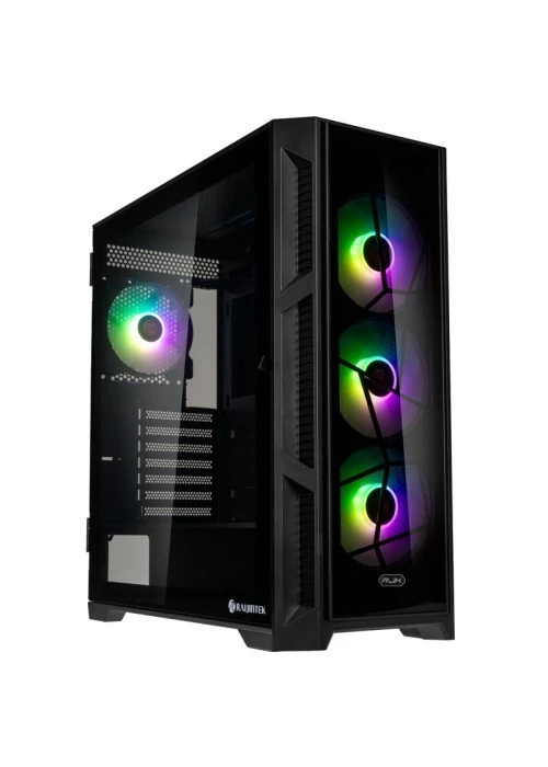 BOITIER RAIJINTEK PONOS ULTRA MESH MIDI-TOWER-BLACK RGB
