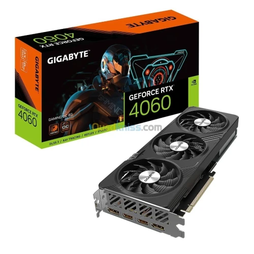 CARTE GRAPHIQUE GIGABYTE RTX 4060 8GB GAMING OC 