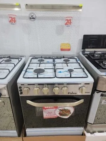 Cuisinière 4 et 5 Feux Marque Géant Flame Inox Ventilée