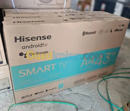 Téléviseur HISENSE 43 Pouce Full HD Google TV Android TV Smart A4 