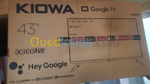 Tv Kiowa 43 Smart Google tv