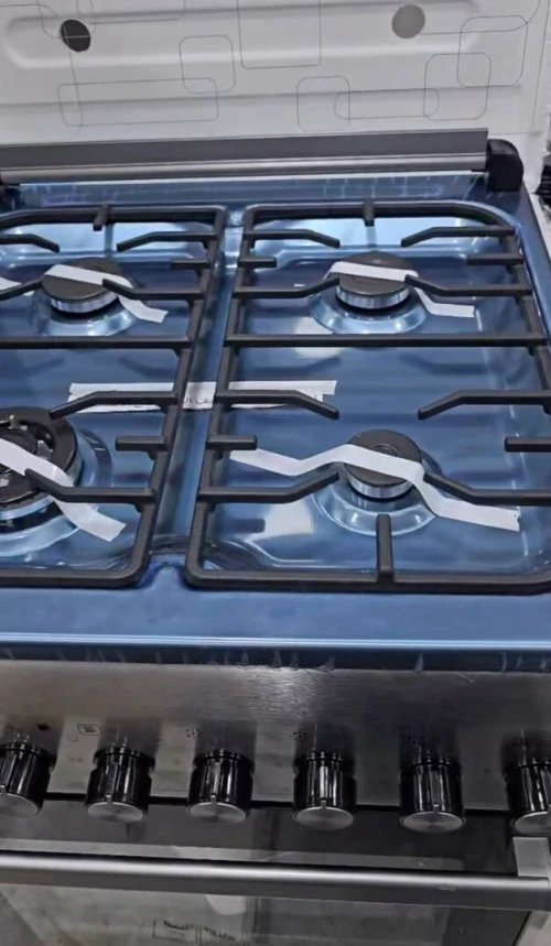 CUISINIÈRE MAXWELL 4 feux 60 cm inox ventilée Catalysée