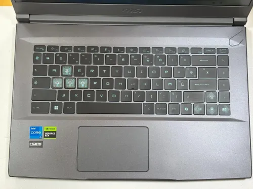 MSI THIN 15 B12UC I5 12450H 16GB 512 GB SSD RTX 3050 4GB NEUF SOUS EMBALLAGE 