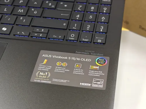 ASUS VIVOBOOK S 16 OLED S5606M ULTRA 9 185H 32GB 1TB SSD 16" 3,2K OLED NEUF SOUS EMBALLAGE 