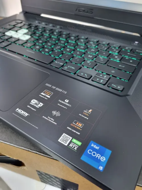 ASUS TUF F15 15.6 144HZ I5-11300H 16GB 512SSD RTX 3050