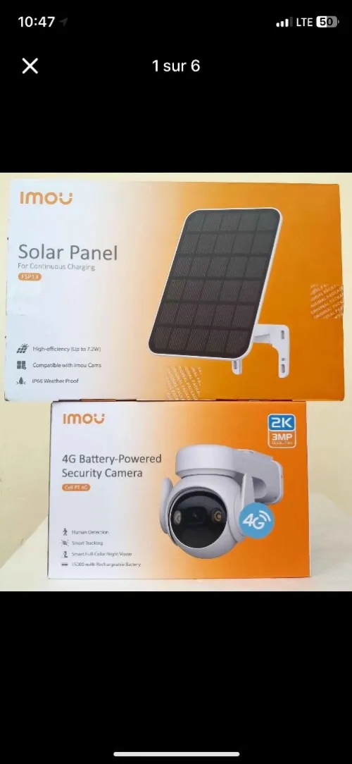 IMOU CAMERA 4G WIRELESS 3MP/2K SOLAIRE