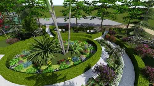 Architecte paysagiste execute études et réalisation de projets de paysage