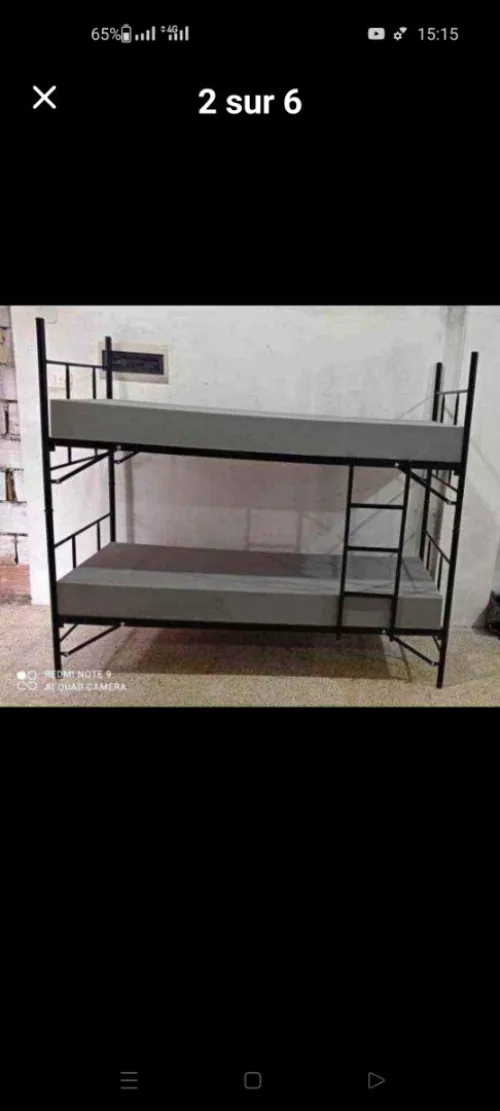 Lit superposé métalliques سرير حديد مزدوج lit semble 