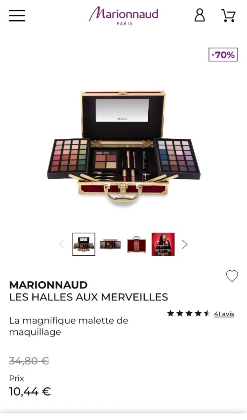 Malette coffret maquillage marionnaud neuf