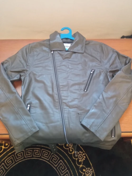 Veste semi-cuire 