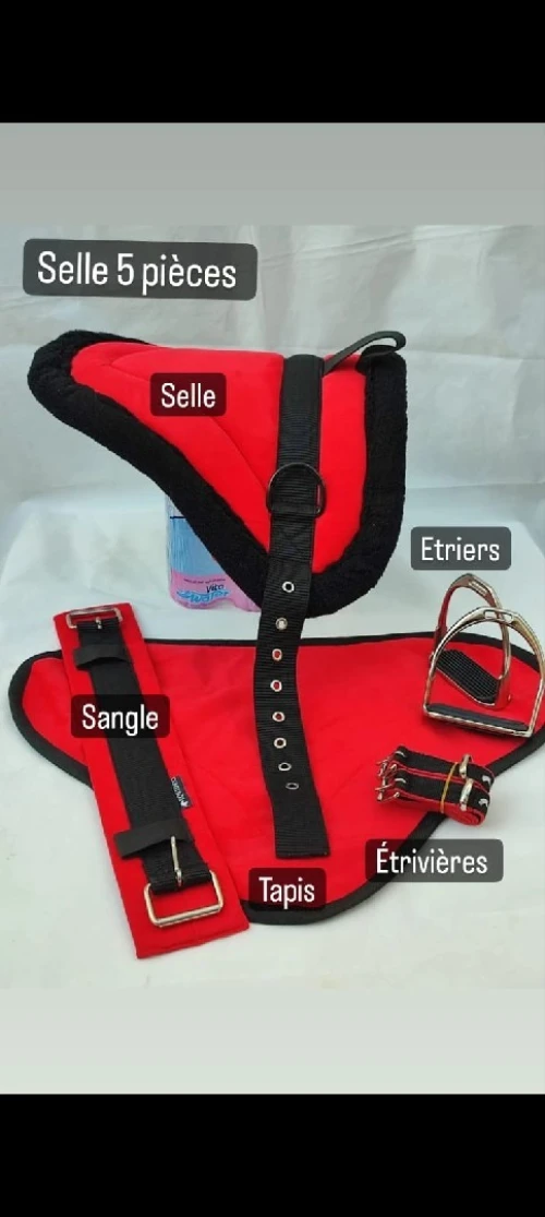 Matériel équitation Selle à cru    سرج