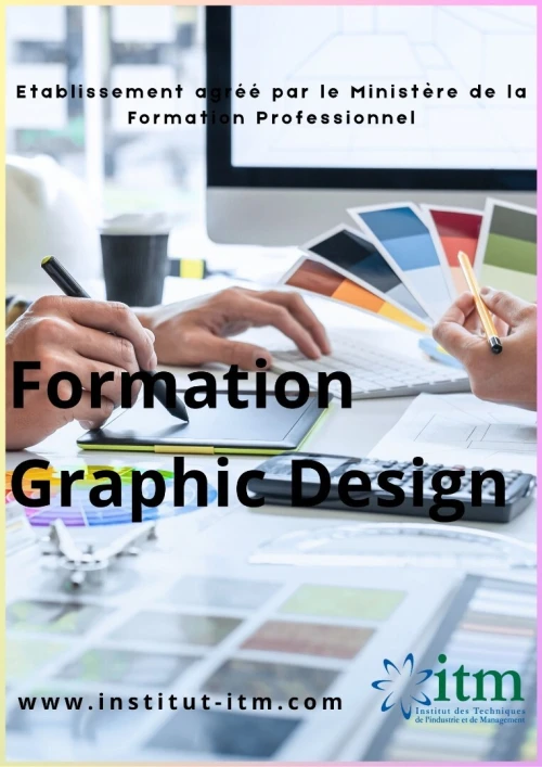 Formation Graphic Design - agrée par le ministère de la formation professionnelle 