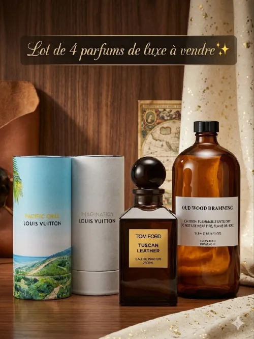 Lot de 4 parfums de luxe
