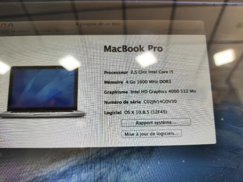 MacBook pro 2012
