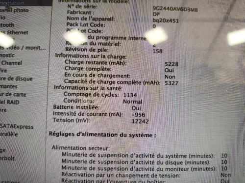 MacBook pro 2012