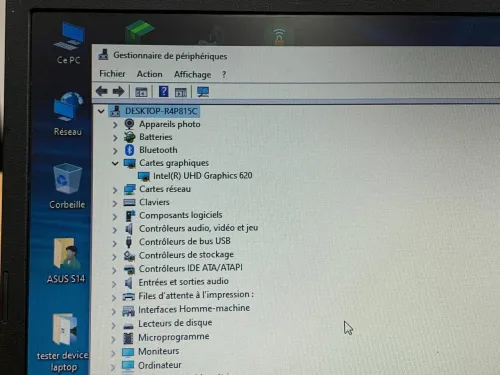 ASUS S14 / INTEL I5 8 EME / 8 G / 256 SSD /14 FHD