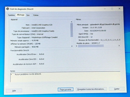 LENOVO IP 330S / INTEL I5 8EME / 8 G / 512 NVME / 15.6 FHD