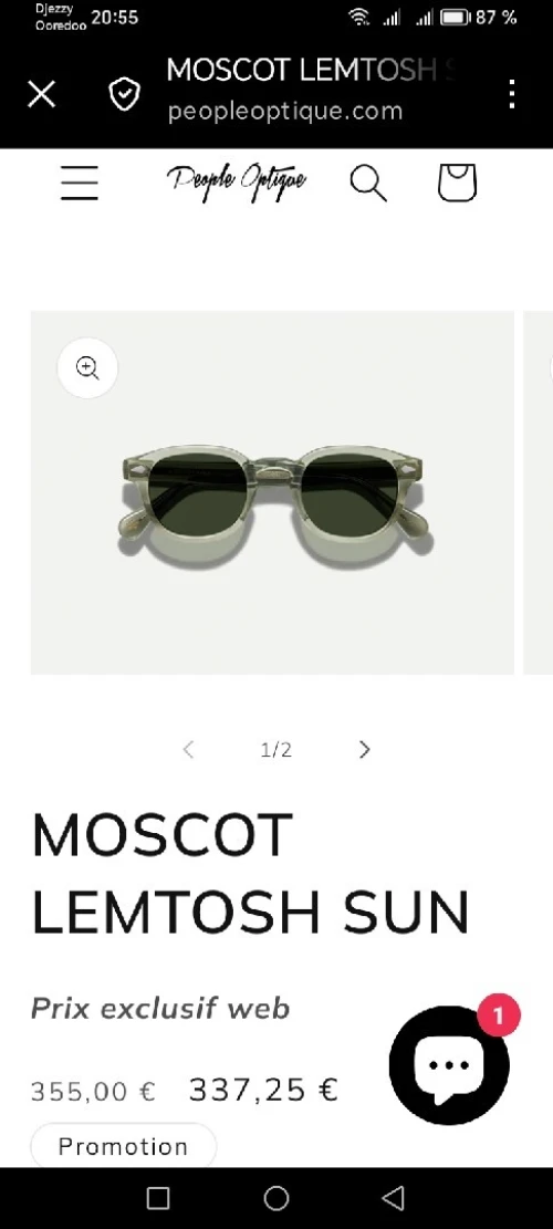Lunettes moscot original