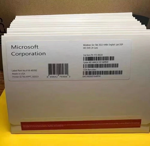 Windows Server 2022 Standard & Datacenter - Licence Officielle Microsoft