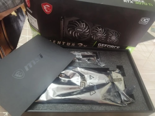 Rtx 3070ti msi Ventus 3x