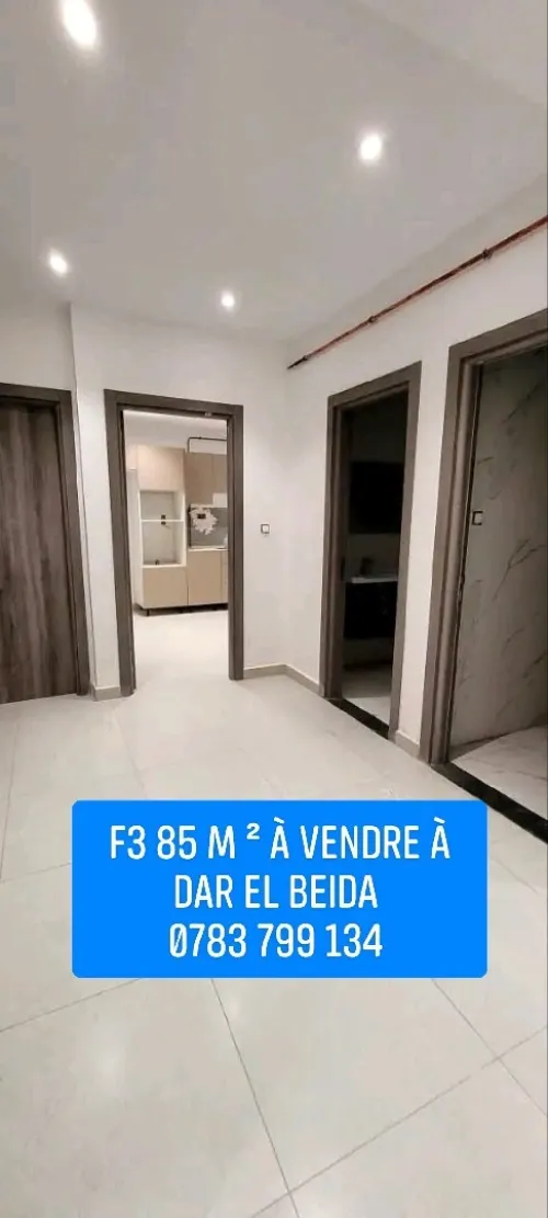 Vente Appartement F3 Alger Dar el beida