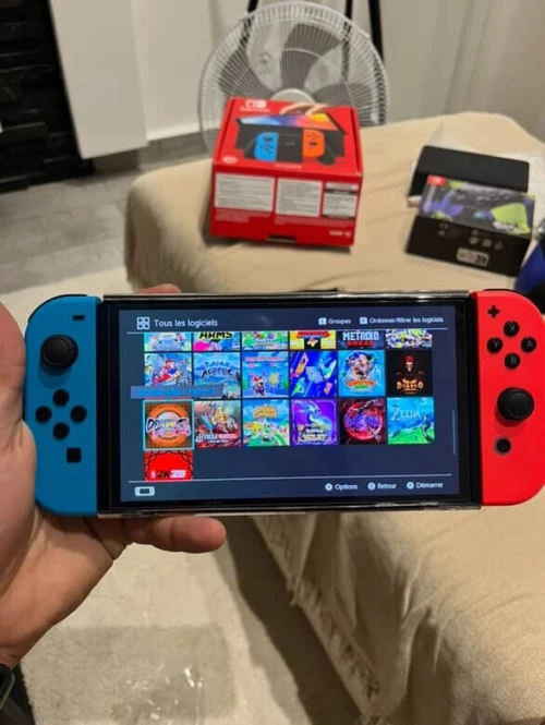 Nintendo switch oled flashé 512gb