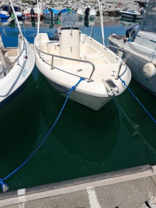 A vendre bateau austora 5m avec moteur evinrude 60cv.