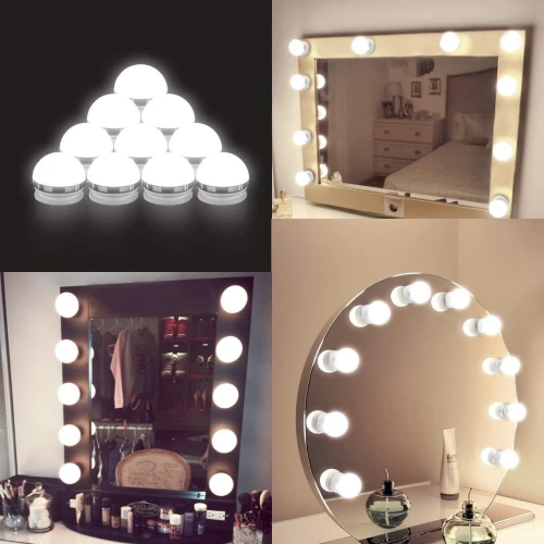 10 ampoules pour miroir