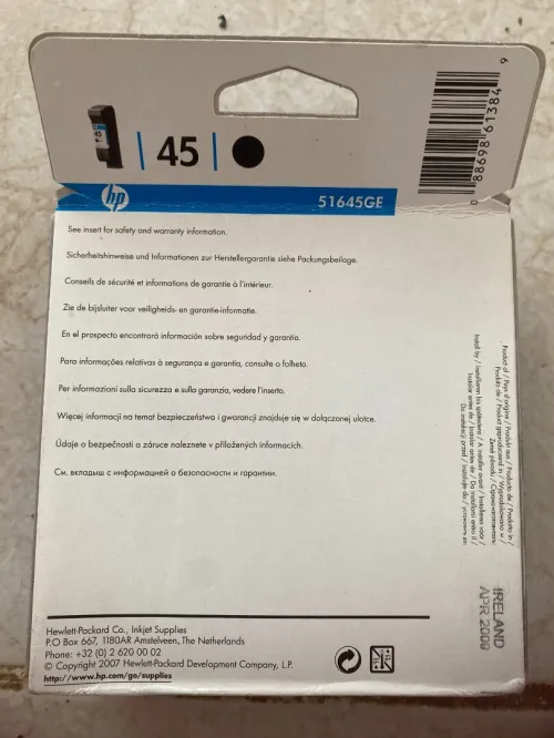 Cartouches HP Original HP45 - HP23