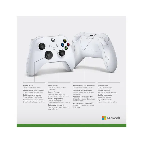 Xbox Manette Originale Sans Fil Série X / S - Robot Blanc -