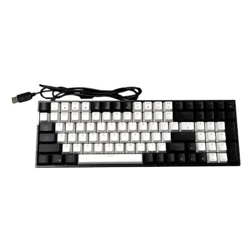 JEDEL KL-160 - CLAVIER GAMING MÉCANIQUE FILAIRE - RED SWITCH - RGB LIGHTING - 90% - QWERTY