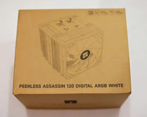 THERMALRIGHT PEERLESS ASSASSIN 120 DIGITAL - AIRCOOLING 120MM - DOUBLE TOUR - ÉCRAN DIGITAL - WHITE