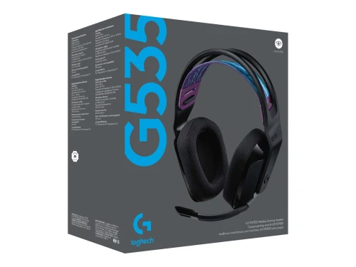 CASQUE GAMING LOGITECH G535 - SANS FIL - LIGHTSPEED - MICRO UNIDIRECTIONNEL - PC / PS4 / PS5 - BLACK