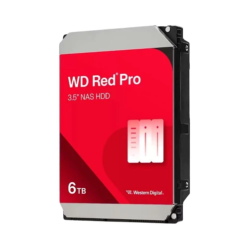 WD RED PRO NAS WARE 6TB - DISQUE DUR HDD 3.5" - 7200 RPM - SATA 6 GB/S - 256MB CACHE - WD6005FFBX