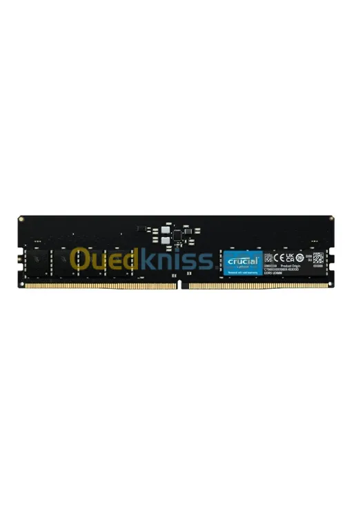 RAM CRUCIAL DESKTOP 16GB DDR5 - 4800 Mhz - UDIMM - 
