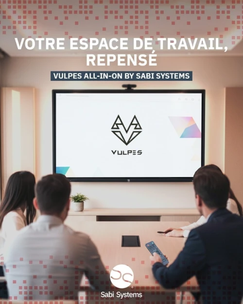 ECRAN INTERACTIF VULPES 65" - 4K TACTILE - I5-6EM GEN - 8GO - 256GO + SUPPORT +REMOTE +STYLET -WIN11