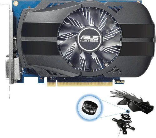 ASUS GEFORCE GT 1030 - CARTE GRAPHIQUE 2GO GDDR5 - OC MOOD 1278 MHZ - HDMI 2.0 - BLACK