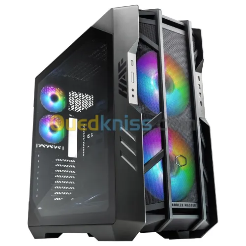 COOLER MASTER HAF 700 - BOÎTIER GRAND TOUR - 5 FAN INCLUS - VERRE TREMPÉ - HUB ARGB 5 PORTS - NOIR 
