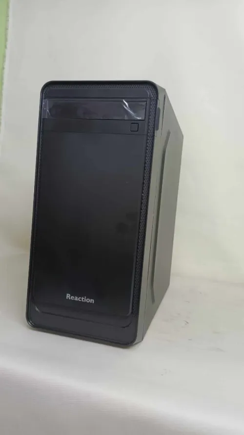 Boitier Reaction 6503 Micro ATX Case + Combo Reaction Clavier Souris KM300 - Alimentation 200W