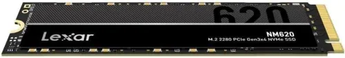 LEXAR NM620 SSD 2To - Disque Interne - M.2 2280 PCIe Gen3x4 NVMe Jusqu'à 3500 Mo/s
