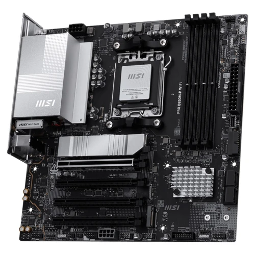 MSI B850M-P WIFI - CARTE MÈRE MICRO-ATX AM5 - AMD AM5 B850 - DDR5 - PCIE 5.0 - WI-FI 7 - BLACK
