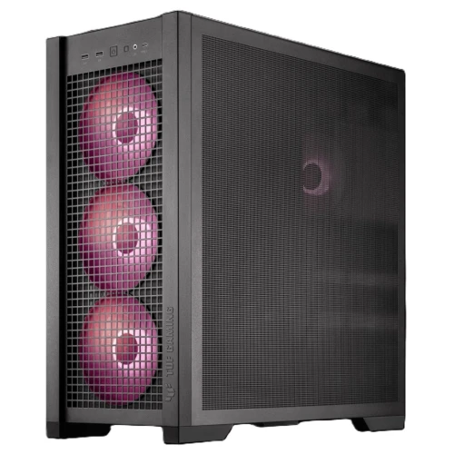 ASUS TUF GAMING GT302 ARGB - ATX MID-TOWER - 4 FANS ARGB 140MM PWM - AIRFLOW MESH - VERRE TREMPÉ - TYPE-C - BLACK