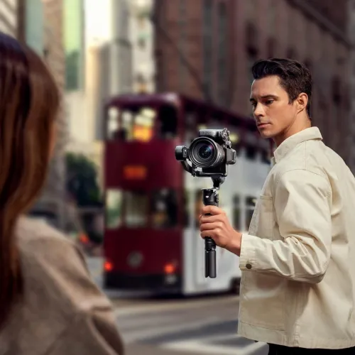 DJI RS3 Mini  Stabilisateur Ultra Léger Pour Appareil Photo - Bluetooth 5.1- USB-C