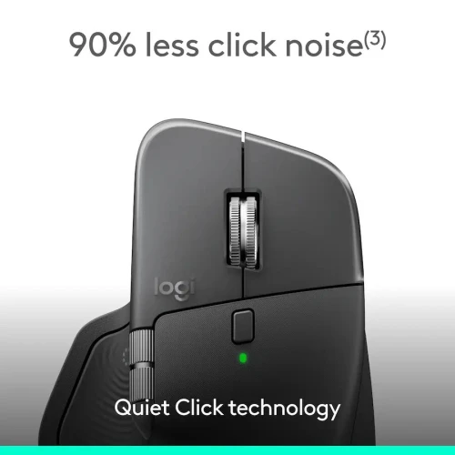 LOGITECH MX MASTER 4 FOR BUSINESS - SOURIS SANS FIL - ERGONOMIQUE AVANCÉEP PRO - 8 BOUTONS  GRIS