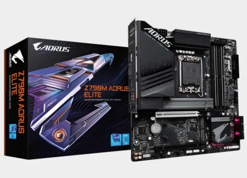 GIGABYTE Z790M AORUS ELITE - CARTE MÈRE MICRO ATX - SOCKET LGA1700 - 4x DDR5 - WI-FI 6E - BLACK