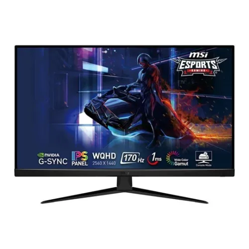 ECRAN MSI G321Q - 32" WQHD 2K - FAST IPS - 170HZ -1MS - HDMI/DP - ADAPTIVE-SYNC - HDR- BLACK 
