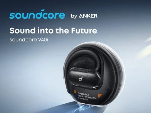 SOUNDCORE BY ANKER V40I - ÉCOUTEURS TRUE WIRELESS - BLUETOOTH - ANC - MICROPHONE - ÉTANCHE  -BLACK