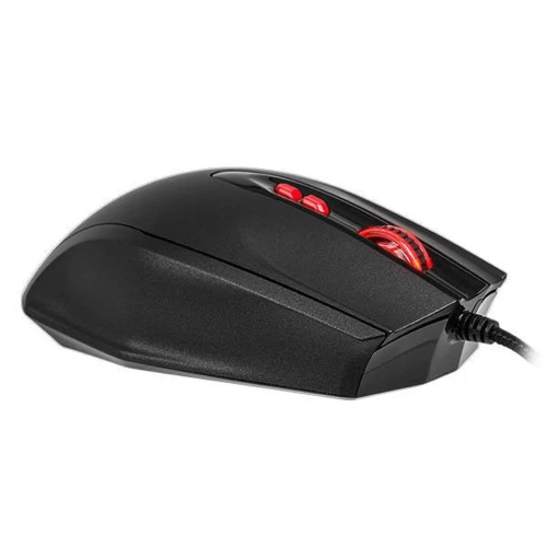 Tt eSPORTS by Thermaltake Black FP - SOURIS FILAIRE POUR GAMER - 7 BOUTONS- CAPTEUR D'EMPREINTE