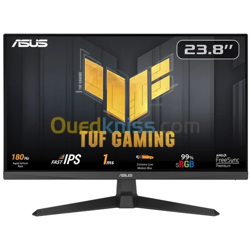 ASUS TUF GAMING VG249QL3A 23.8" -180Hz - 1080p FHD - IPS - 1ms - 1920x1080 - FreeSync & G-SYNC