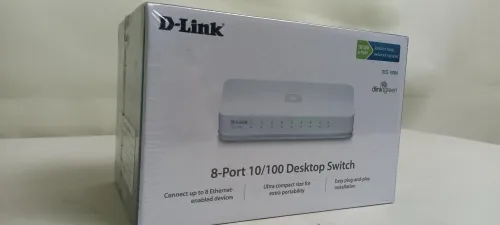 D-Link Switch De Bureau 8 Ports 10/100 Mbps Des-1008A Blanc